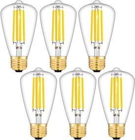 img 4 attached to CRLight Equivalent Vintage Dimmable Filament Industrial Electrical