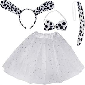 img 4 attached to 🐾 Dxhycc Dalmatian Costume Headband for Halloween