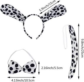 img 3 attached to 🐾 Dxhycc Dalmatian Costume Headband for Halloween