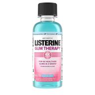 listerine gum therapy anti-plaque & gingivitis travel mouthwash, glacier mint - ultimate travel solution, 95 ml 1 ea logo