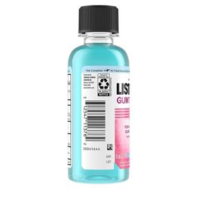 img 2 attached to Listerine Gum Therapy Anti-Plaque & Gingivitis Travel Mouthwash, Glacier Mint - Ultimate Travel Solution, 95 mL 1 ea