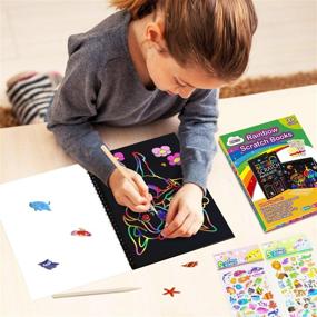 img 2 attached to Unleash Your Creative Side with ZMLM Scratch Paper Art Notebooks