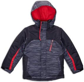 img 3 attached to 👦 Graphite Boys' Clothing and Jackets & Coats - Arctic Quest Hooded Puffer