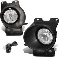 🔦 clear lens fog light+switch for 2006-2008 ford f150/lincoln mark lt by dna motoring logo