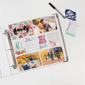 img 1 attached to 📁 We R Memory Keepers 3-Ring Album Page Protectors - Pack of 50, 12 x 12-inch with 6-4x6-inch Pockets