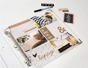 img 2 attached to 📁 We R Memory Keepers 3-Ring Album Page Protectors - Pack of 50, 12 x 12-inch with 6-4x6-inch Pockets