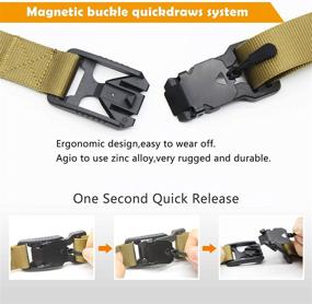 img 1 attached to Longwu Magnetic Quick Release Breathable Black: The Ultimate Solution for Comfort and Convenience!