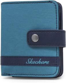 img 3 attached to 👛 Стеганый бумажник Skechers Bifold для женщин: стильное сочетание сумки и бумажника