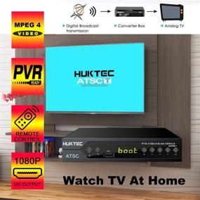 img 3 attached to 📺 Huktec Цифровой телевизионный конвертер: повысьте качество вашего аналогового телевизора до HD 1080P с возможностью записи и тюнером.