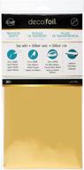 🎨 icraft 418561 deco foil transfer sheets - gold, 6x12, pack of 20: enhance your diy crafts! logo