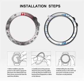 img 2 attached to 🔒 BaiHui Titanium Metal Bezel Ring for Garmin Fenix 5X Plus - Anti-Scratch & Collision Protection