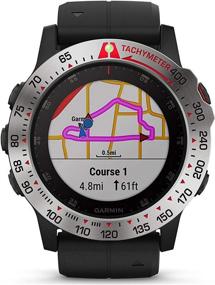 img 1 attached to 🔒 BaiHui Titanium Metal Bezel Ring for Garmin Fenix 5X Plus - Anti-Scratch & Collision Protection