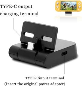 img 4 attached to 🔌 Switch Lite Charging Dock: Mini Folding Station with USB HUB for Nintendo Switch, Portable and Convenient