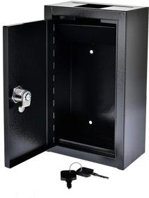 img 1 attached to 🔑 AdirOffice Commercial Grade Large Key Drop Box – High-Capacity Storage Box – Secure & Reliable