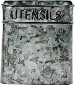 img 2 attached to Boston Warehouse Rustic Galvanized Kitchen Utensil Holder