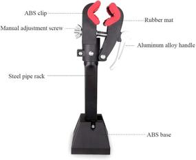 img 2 attached to 🔧 FixWout Wall-Mounted Bike Repair Stand - Bicycle Maintenance Rack for Garage Mechanics with Folding Clamp - Bike Workstand Hanger