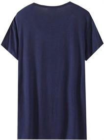img 2 attached to Comfortable Short Sleeve Pajama 👕 Sleepwear for Men - Stylish Men's Clothing