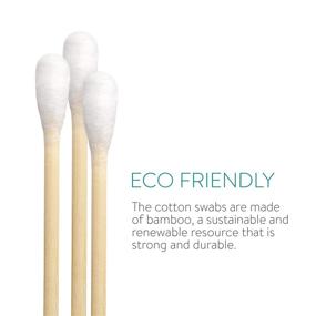 img 1 attached to Navaris Bamboo Cotton Buds Biodegradable