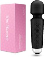 rechargeable waterproof cordless wand massager - upgraded electric back massager, quiet 💦 modes for neck shoulder back body gifts - women's [6 * 1.5 inch] logo