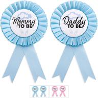 corrure baby shower button pins event & party supplies logo