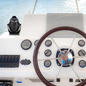 img 1 attached to 🧭 High-Precision Adjustable LED Boat Compass: Navigate with Ease Day or Night