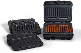 img 4 attached to 🌭 Johnsonville Sizzling Sausage Grill Plus - Multi-function Grill with Detachable Plates - Perfect for Links, Patties, and Brats - Fast, Mess-Free Cooking - Dishwasher Safe - Temperature Probe Included