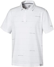 img 1 attached to PUMA Fusion Bright White Barbados Cherry Men's Clothing