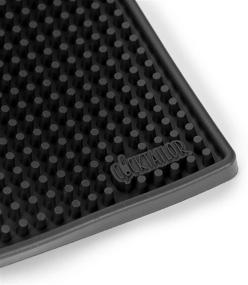 img 3 attached to 🖤 Premium Black Bar Mats 2 Pack for Professional Use