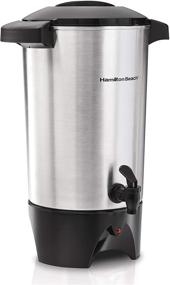 img 4 attached to Hamilton Beach Silver Coffee Urn and Hot Beverage Dispenser: Brew Up to 45 Cups of Delicious Joe!