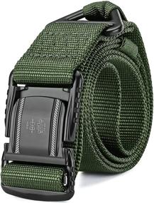 img 4 attached to DEYACE Tactical Military Magnetic Quick Release Men's Accessories and Belts