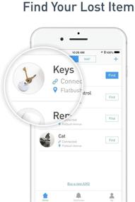 img 1 attached to 🔍 nonda Aiko Finder: Окончательное приложение для iOS для легкого отслеживания - Bluetooth ключ-найди, найди телефон и кошелек, локатор для питонов/машины/багажа с увеличенным сроком службы батареи.