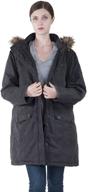 🧥 versatile and stylish infron front outerwear: detachable darkgrey women's clothing logo