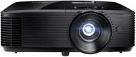 🖥️ optoma w400lve wxga professional projector - 4000 lumens for bright environments - perfect for classroom and meeting room presentations - long-lasting lamp life of up to 15,000 hours - built-in speaker logo