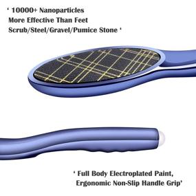 img 3 attached to 🦶 Professional Glass Foot File: No Foot Injury, No Rust - Remove Cracked Heels, Dead Skin & Hard Skin | Wet & Dry Use -Callus Remover &Heel Scraper