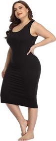 img 4 attached to HDE Bodycon Everyday Sundress Leopard
