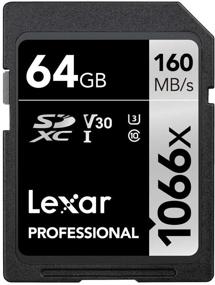 img 4 attached to 📷 Lexar Professional 1066x 64 ГБ SDXC UHS-I карта серии Silver - Быстрое чтение до 160 МБ/с - Идеально подходит для цифровых зеркальных и беззеркальных камер (Модель: LSD1066064G-BNNNU)