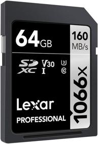 img 3 attached to 📷 Lexar Professional 1066x 64 ГБ SDXC UHS-I карта серии Silver - Быстрое чтение до 160 МБ/с - Идеально подходит для цифровых зеркальных и беззеркальных камер (Модель: LSD1066064G-BNNNU)