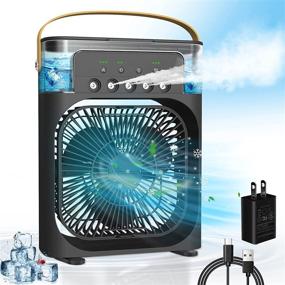 img 4 attached to Portable Conditioner Personal Evaporative Humidifier Heating, Cooling & Air Quality