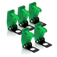 mgi speedware safety flip covers for toggle bat-handle switch 5-pack (green) logo