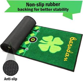 img 2 attached to 9.8'x1.6' Putting Green Mat for Home Use - Indoor/Outdoor Eco-Friendly Training Mat for Golf Practise - Anti-Slippery Rubber Material for Professional Golf Training