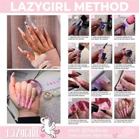 img 1 attached to 🌟 SXC Cosmetics P-11 Poly Extension Gel Nail Kit - Lazy Girl Series with 48W UV Lamp: All-in-One Poly Nail Gel Extension, Gel Builder for Enhancement - Perfect Starter Kit for Nail Technicians