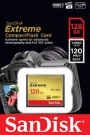 💾 sandisk extreme 128gb компакт-флэш-карта памяти udma 7 - высокая скорость до 120мб/с логотип