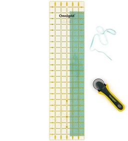 img 2 attached to Omnigrid R24 6 Inch By 24 Inch Quilters Ruler
