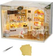 🏠 asidiy wooden dollhouse set: exquisite miniature furniture, dolls, and accessories logo