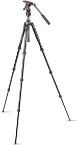 img 3 attached to Manfrotto Befree Live MVKBFRT-LIVEUS Twist Tripod with Video Head, Compact, Aluminium, Black