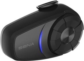 img 3 attached to 🏍️ Sena 10S-01D Motorcycle Bluetooth Headset Communication System (Dual Pack) - Black: Efficient and Reliable Communication for Riders