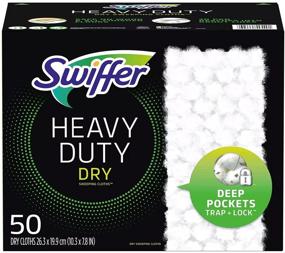 img 4 attached to Effortlessly Clean with Swiffer Heavy Duty (50 Count) Refills