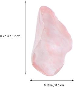 img 3 attached to 🐠 PETPOP Pink Aquarium Rocks for Fish Tanks - Decorative Gravel Stones for Terrariums, Gardens, Flowerpots, Glassware, and Vases (100g, 5-7mm)