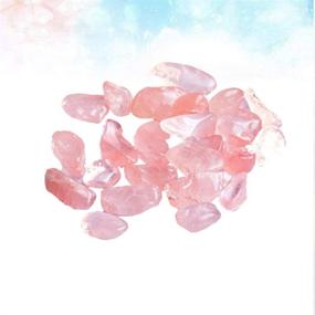 img 2 attached to 🐠 PETPOP Pink Aquarium Rocks for Fish Tanks - Decorative Gravel Stones for Terrariums, Gardens, Flowerpots, Glassware, and Vases (100g, 5-7mm)