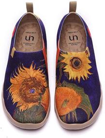 img 4 attached to UIN Sunflower Men's Sneakers: Lightweight Comfort for Loafers & Slip-Ons